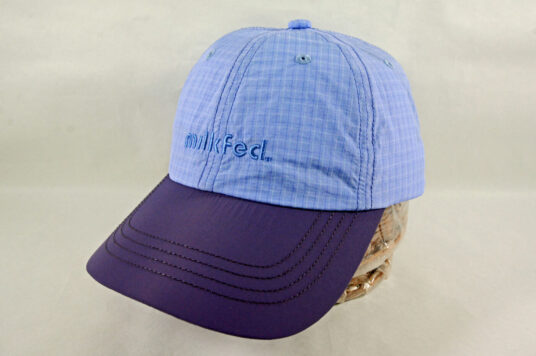 CUT OUT LOGO PLAID NYLON CAP　￥5,500
