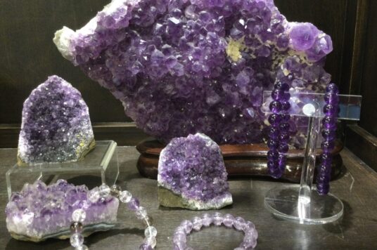 アメジスト原石、ブレスレット