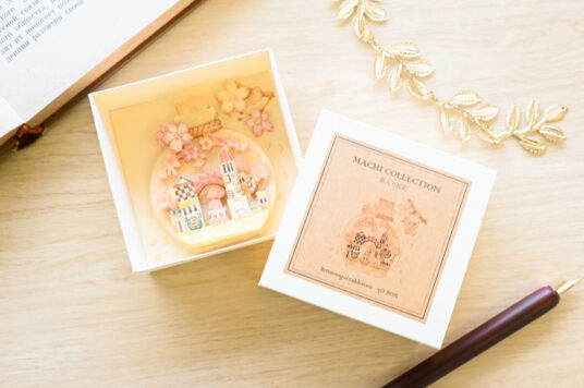 ミニ3次元Box手作りキット「瓶入り桜町」
価格1,870円（税込）