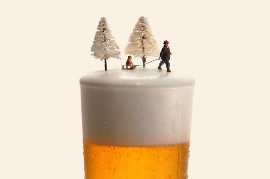 ビール冷え切ってます　©Tatsuya Tanaka