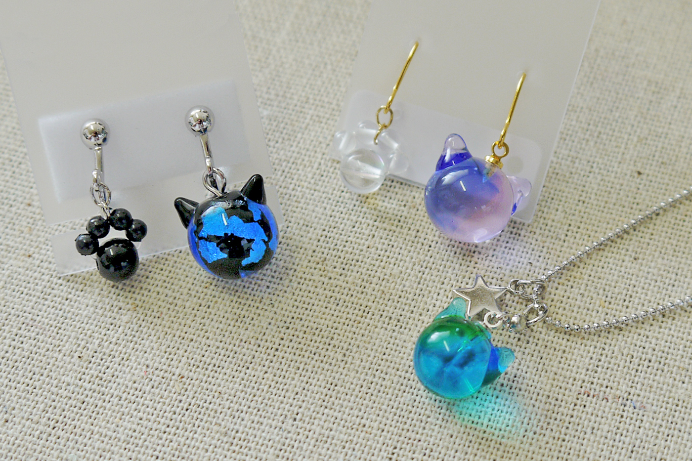 ねこ好き必見！！ かわいいねこ玉アクセサリーを販売中です。 | | 金森